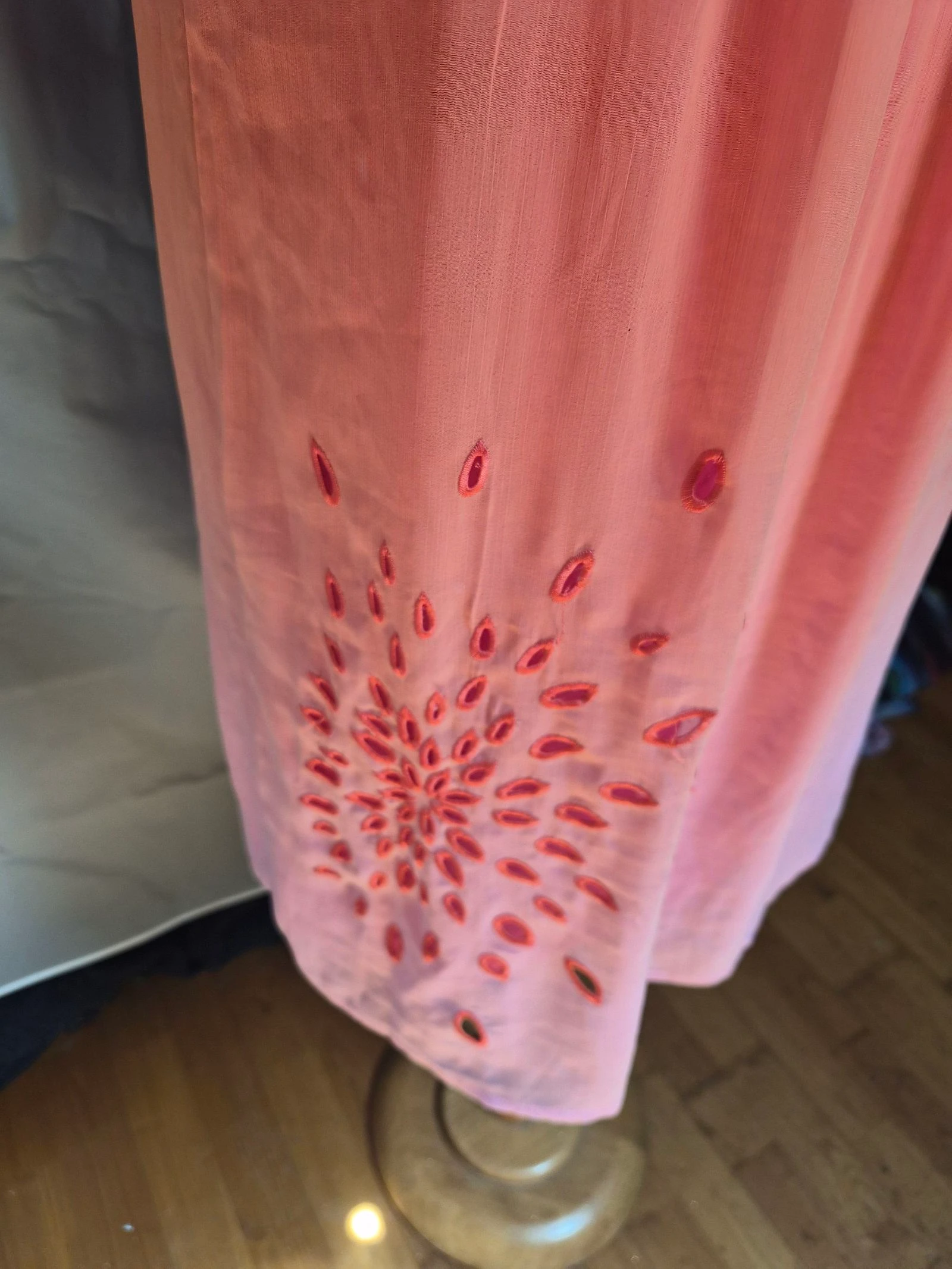 Vestido Desigual en tonos naranja/rosa talla 40/L – photo 5